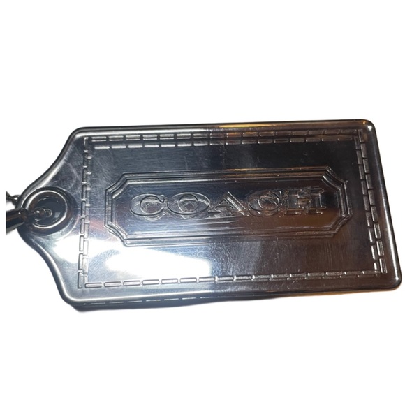Coach Metallic Poppy Silver Tag - Picture 1 of 3